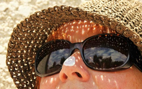 Summer sun sunglasses hat sunscreen Athens Ga